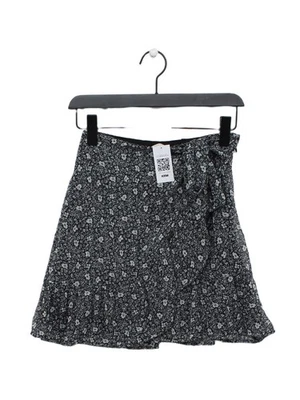 Abercrombie & Fitch Women's Mini Skirt S Black Floral 100% Polyester Short Mini - Image 1 of 4