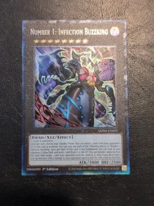 Yu-Gi-Oh! COLLECTOR'S RARE NUMBER 1 INFECTION BUZZKING MZMI-EN023 1ST NM - Picture 1 of 11