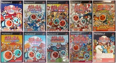 Taiko no Tatsujin PS2 10Games Set 3 4 5 6 7 tatacon Haru Anime Matsuri...  - Image 1 of 4