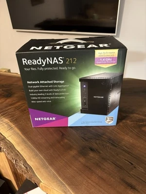 NETGEAR ReadyNas 212 RN21200-100NES New, Factory Sealed - Image 1 of 4