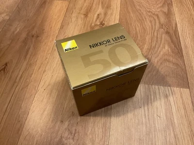 Nikon Nikkor AF 50mm f/1.8d - BOX ONLY - Image 1 of 2