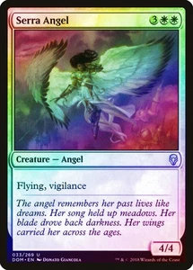 mtg magic Serra Angel dominaria FOIL ENGLISH Serra Angel - Bild 1 von 1