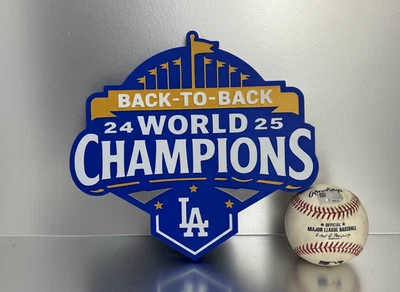 Los Angeles Dodgers Back-to-Back World Series Champions Sign Man Cave - Image 1 of 4