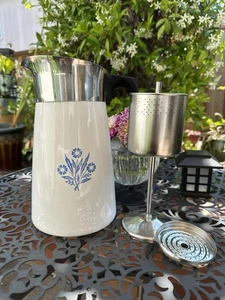 Corningware Fiordaliso Blu Decorazione Cucina da Collezione 9 Tazze *Leggi* - Foto 1 di 19