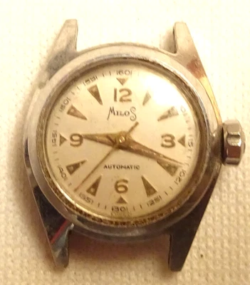 Reloj Pulsera Automático Milos 17J Vintage Damas Piezas Reparación Henry Sandoz Foto 1 de 4