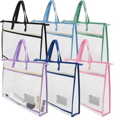 Bolsa de proyecto A3 de 6 piezas para almacenamiento artesanal acolchado con asas para bolsa de arte Tote Ba Foto 1 de 4