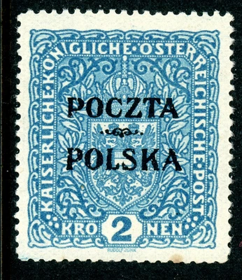 Poland 2 Kr Blue Scott #52 Mint M628 - Image 1 of 4