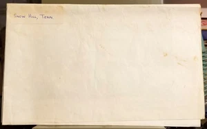 1964 Original USGS Topo Map Snow Hill TENNESSEE Quad 7.5' 1:24000 Folded .b - Imagen 1 de 3