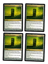 4x Wildfield Borderpost EX Alara Reborn Mtg Magic Commander EDH 4x x4