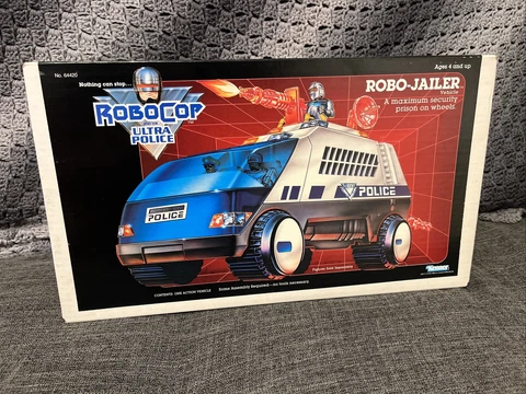 NIB SEALED Robo-Jailer Complete Robo Cop Ultra Police 1988 Kenner Action Figure Cover