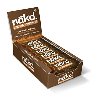 Nakd Cocoa Orange Gluten Free Bar 35 g (Pack of 18)