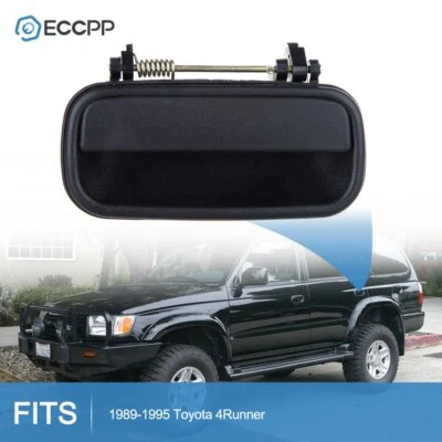 Manija de puerta trasera izquierda exterior negra Toyota 4Runner 1989-1995 1 pieza Foto 1 de 4