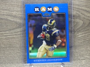 2008 Topps Chrome Blue Refractors #TC31 Steven Jackson - Picture 1 of 2