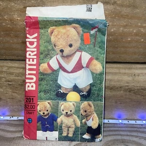 Butterick Schnittmuster Stofftierkleidung 201 Vintage - Bild 1 von 2