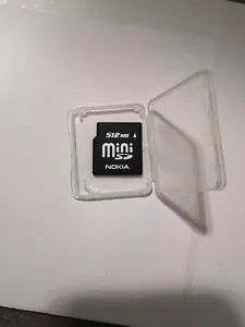 512MB Nokia MiniSD Card Memory Flash Memory Card - Picture 1 of 2