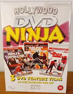 Hollywood DVD Ninja Boxset 3 DVD Set R18 NEW & SEALED Ninja Terminator - Squad - Picture 1 of 7