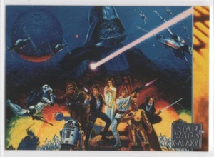 Star Wars Galaxy 2 #167 Epic Star Wars Poster Concept Silver Set Trading Card - Picture 1 of 2