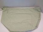 Pottery Barn Kids Green Gingham Sabrina Basket Liner - Large - k2