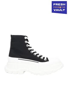 RRP€650 ALEXANDER MCQUEEN Canvas Sneakers US8 UK5 EU38 Logo Made in Italy - Imagen 1 de 8