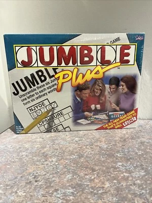 1996 Jumble Plus That Scrambled Word Game For 4 Players Or Teams Ages 10 & Up - Image 1 of 4