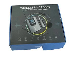 YIHAIONLY UHF Wireless Headset Microphone System w/ Tripod * NEW OPEN BOX - Picture 1 of 4