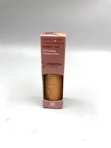NIB Mineral Fusion Full Coverage Liquid Foundation Warm 7 - Picture 1 of 4