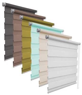 Fenster Rollo Jalousie Doppelrollo Kettenzugrollo Seitenzugrollo Zebrarollo - Bild 1 von 4
