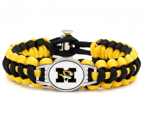 New Missouri Tigers Paracord Adjustable Bracelet Gift for Her Mom Him Dad Cover