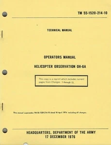 Historical book for Helicopter, Observation OH-6A, Operators - Foto 1 di 1