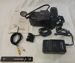 Sharp Viewcam VL-E39U 8mm Video Camcorder VCR Video Play Transfer w/Case TESTED - Picture 1 of 18