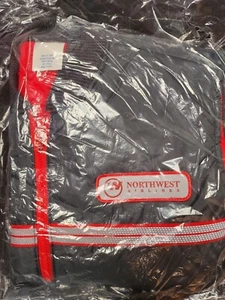 1995 NORTHWEST AIRLINES Men Dupont Mechanic Uniform Vest Jacket XL NEW W Receipt - Picture 1 of 4