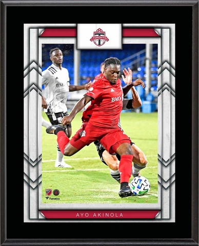 Ayo Akinola Toronto FC 10.5" x 13" Sublimated Player Plaque Cover