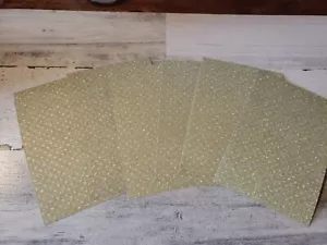 6 pezzi tappetini per album oro/giallo glitter carta 4x6 tappetini fotografici #1715 - Foto 1 di 1