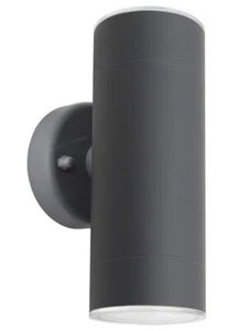 Modern LED Black Up Down Double Wall Light Outdoor Garden Light ZLC347B - Picture 1 of 5