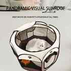 US Foldable Cat Dog Pet Tent Puppy Kitten Cage Octagonal Fence Indoor Outdoor 