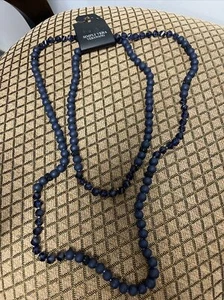 SIMPLY VERA VERAWANG BLAUE HALSKETTE BLAUE PERLEN/KRISTALLE 42 $ Einzelhandelswert - Bild 1 von 9
