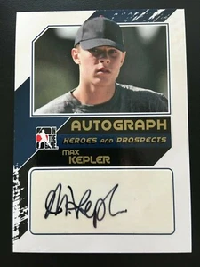 2011 In the Game Heroes and Prospects Autographs Close Up Gold Max Kepler ed/10 - Bild 1 von 2