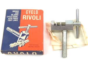 8A Cyclo Rivoli Gear Co England Bike Chain Tool w/ Box Instructions Vintage - Picture 1 of 2