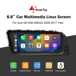 Radio de coche inalámbrica Carplay para Audi Q5 SQ5 radio estéreo multimedia pantalla táctil - Imagen 1 de 14