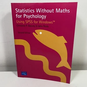Statistics Without Maths for Psychology 2nd Edition Christine P Dancey - Picture 1 of 12