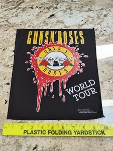 Guns N Roses Bullet Logo World Tour RARO PARCHE TRASERO VINTAGE 1993 Brockum #2 - Imagen 1 de 4