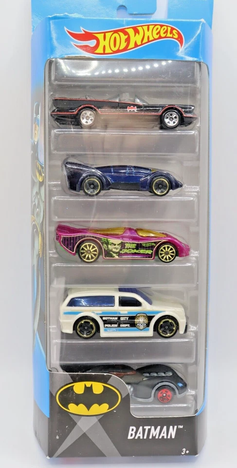 Hot Wheels 2016 BATMAN 5-Pack Diecast Set DVF92 - Image 1 of 4