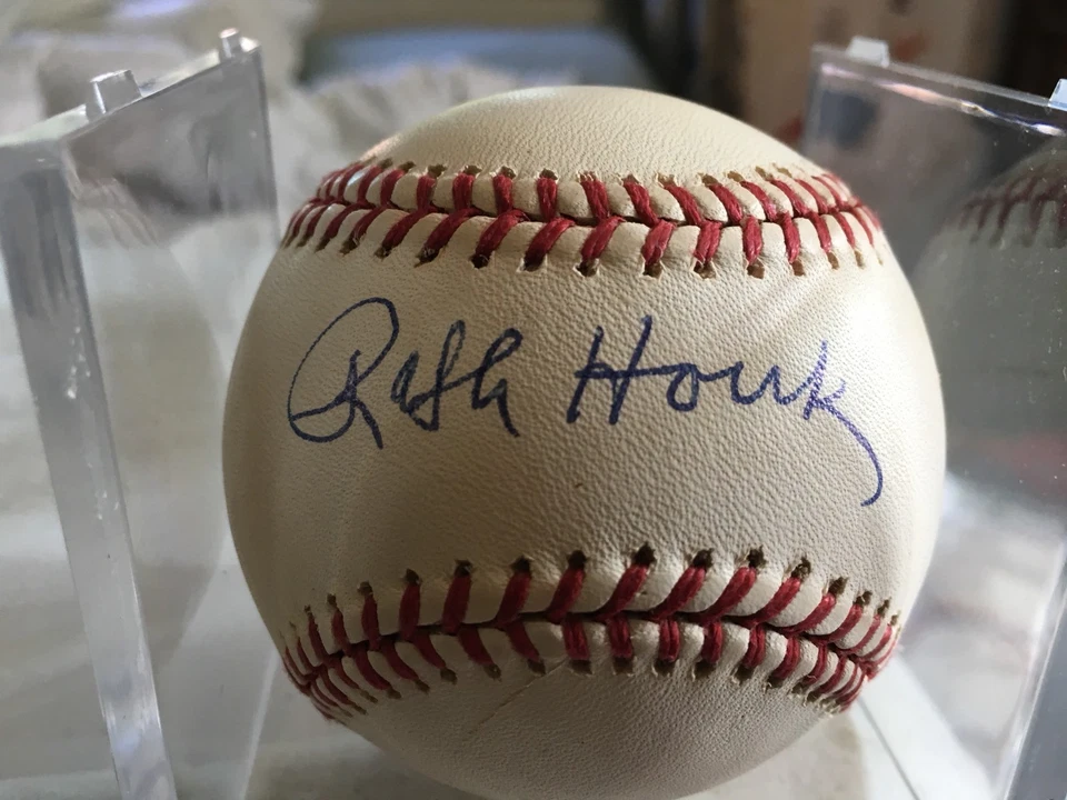 Ralph Houk autographed baseball. Manager of ‘61 Yankees. - Image 1 of 1