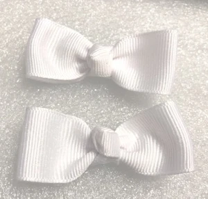 2 Pferdeschwanzhalter - massiv weiß - Bild 1 von 3