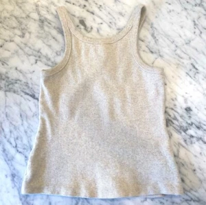 MOTHER Move It The Chin Ups geripptes Tanktop hellgrau Damen XS 100% Baumwolle - Bild 1 von 10
