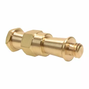 Brass Spigot 3/8"-16 M Thread Screw Adapter Hex Stud for Manfrotto Super Clamps - Picture 1 of 3