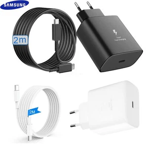Cargador rápido original Samsung 45W fuente de alimentación 2M cable Galaxy S23 S22 + Ultra - Imagen 1 de 15