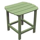 Newtechwood Outdoor Side Patio Table Plastic Top W/water Resistant In Mint