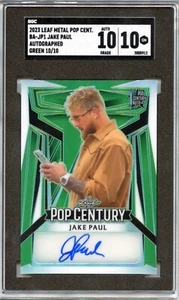 2023 Leaf Jake Paul AUTO /10 SGC 10 AUTO 10 - Picture 1 of 1
