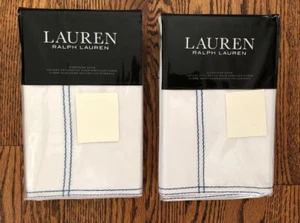 NEW! Set Of 2 Lauren Ralph Lauren Alexis Cotton Twill European Sham - Picture 1 of 5